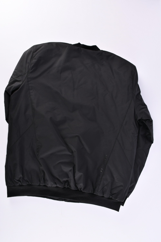 Куртка мужская демисезонная (цв.черный) "REMAIN" (model BOMBER) Размеры в наличии : 52, 54, 56, 58, 60 арт.7860-1