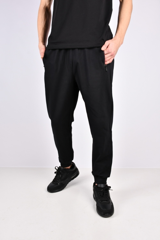 Чоловічі штани (кол. чорний) трикотажні "MINCHENG" Розмір в наявності : 56 арт.9529