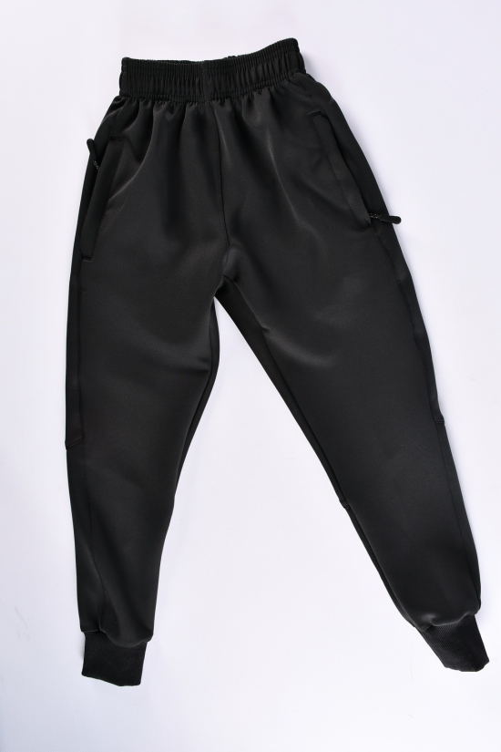 Штани для хлопчика спортивні (кол. чорний) (92%Polyester 8%Spandex)"ALE" Зріст в наявності : 110, 116, 122, 128 арт.01716