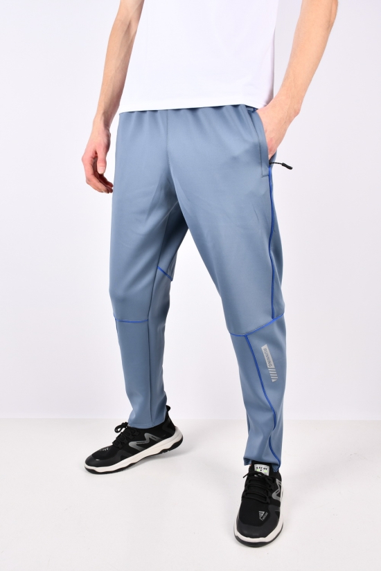 Штани чоловічі спортивні (кол. синій) (95% Polyester 5% Spandex) "ALE" Розмір в наявності : 48 арт.21715