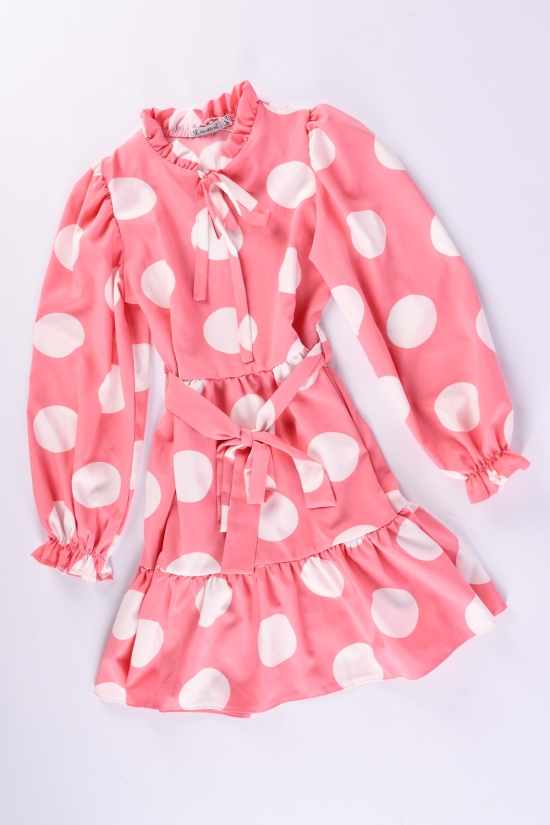 Платье для девочки (цв.розовый) Рост в наличии : 134, 140, 146, 152 арт.535