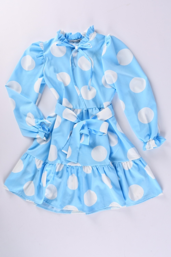 Платье для девочки (цв.голубой) Рост в наличии : 134, 146 арт.535