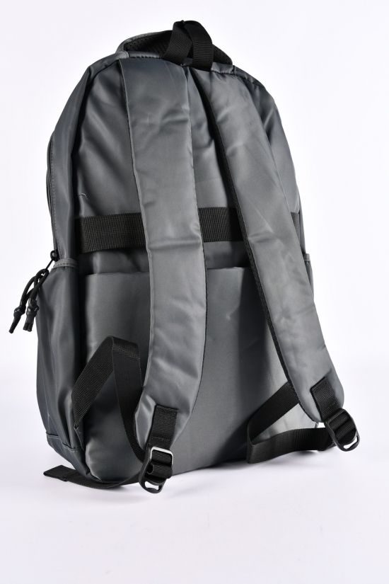 Рюкзак з плащової тканини (колір сірий) розмір 47/30/13 см. арт.S291