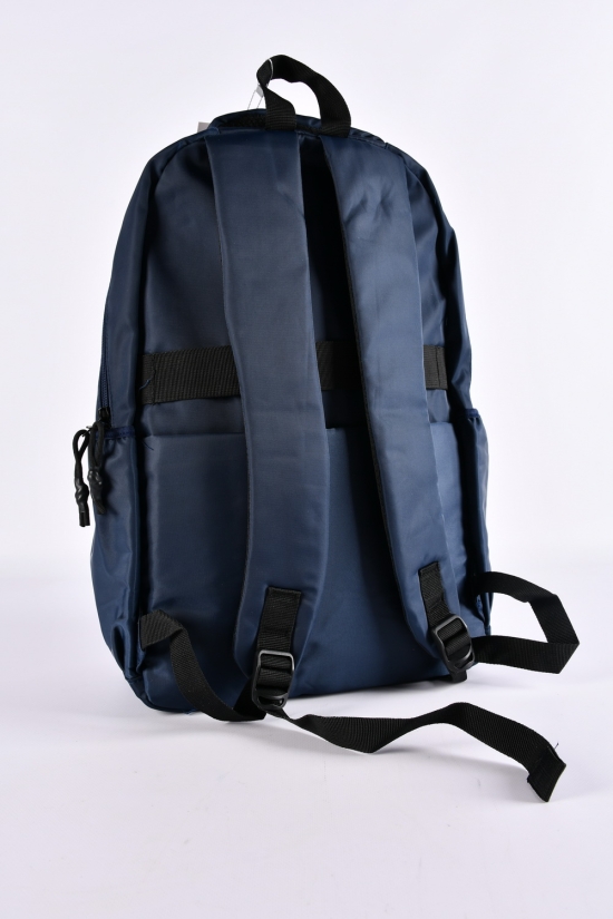 Рюкзак з плащової тканини (кол. т. синій) розмір 47/30/13 см. арт.S291