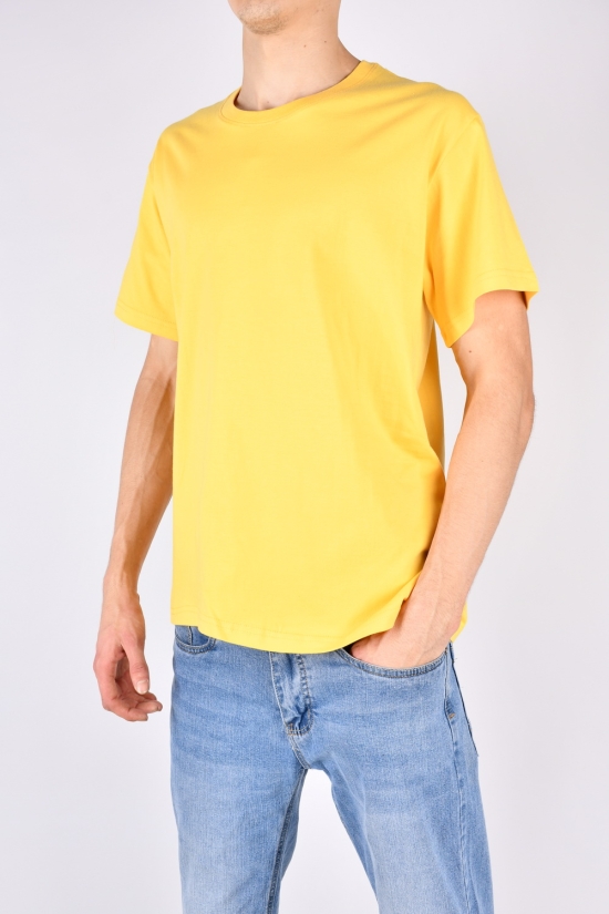 Футболка чоловіча трикотажна (кол. жовтий) Cotton 100% "Mini ME" Розміри в наявності : 48, 52, 56 арт.79000