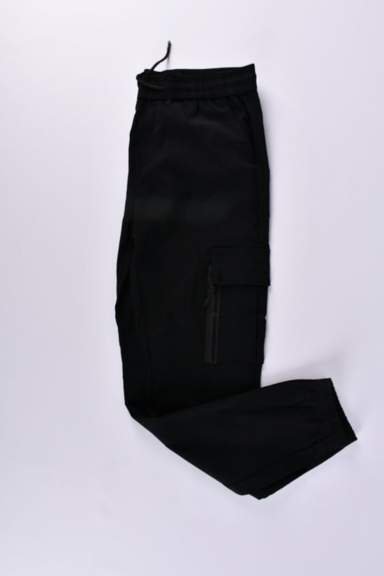Джоггери чоловічі (кол. чорний) стрейчові Розмір в наявності : 38 арт.K8812