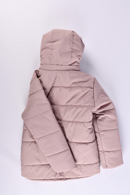 Куртка для дівчинки (кол. латте) демісезонна з плащівки Зріст в наявності : 152 арт.05