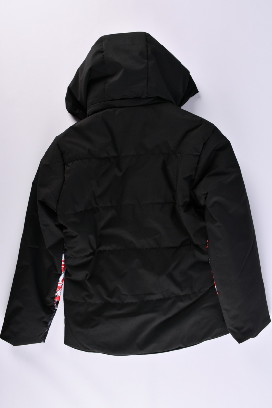 Куртка для мальчика (цв.чёрный) демисезонная из плащёвки Рост в наличии : 134, 140, 146, 152, 158 арт.02