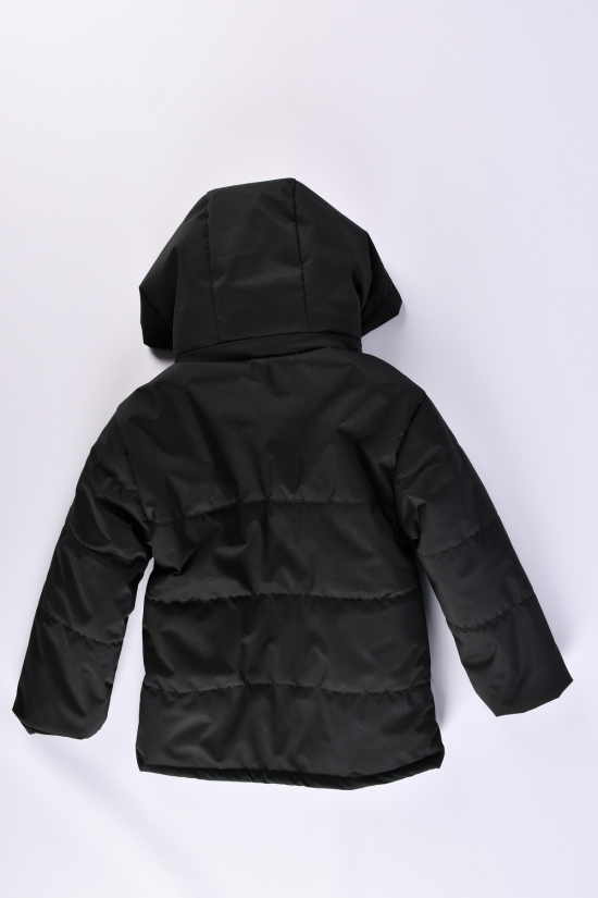 Куртка для хлопчика (кол. чорний/синій) демісезонна з плащівки Зріст в наявності : 104, 110, 116, 122, 128 арт.04
