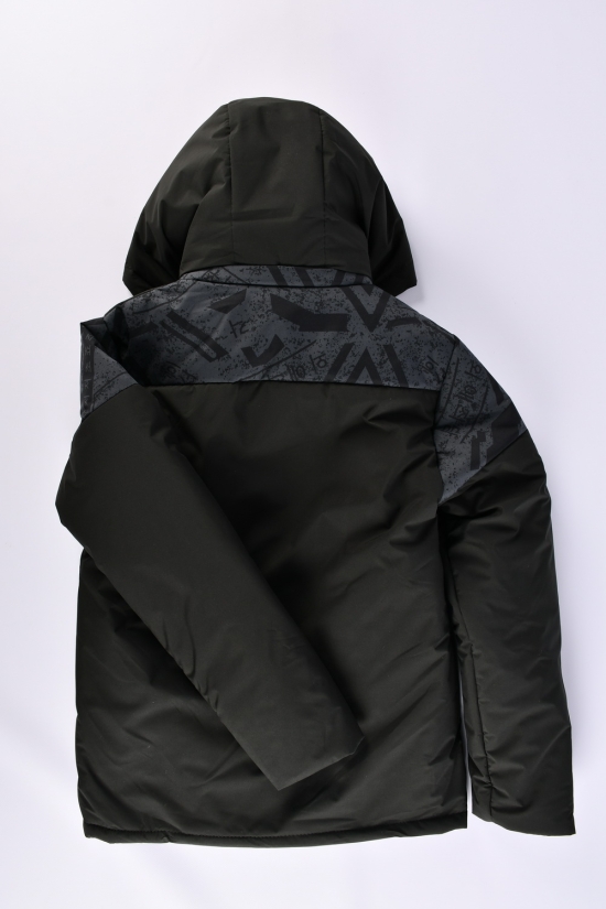 Куртка для хлопчика (кол. хакі) демісезонна з плащівки Зріст в наявності : 152, 158, 164, 170, 176 арт.04