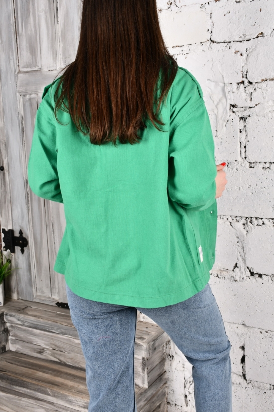 Рубашка женская котоновая (цв.зеленый) "Asist" Размер в наличии : 44 арт.3928