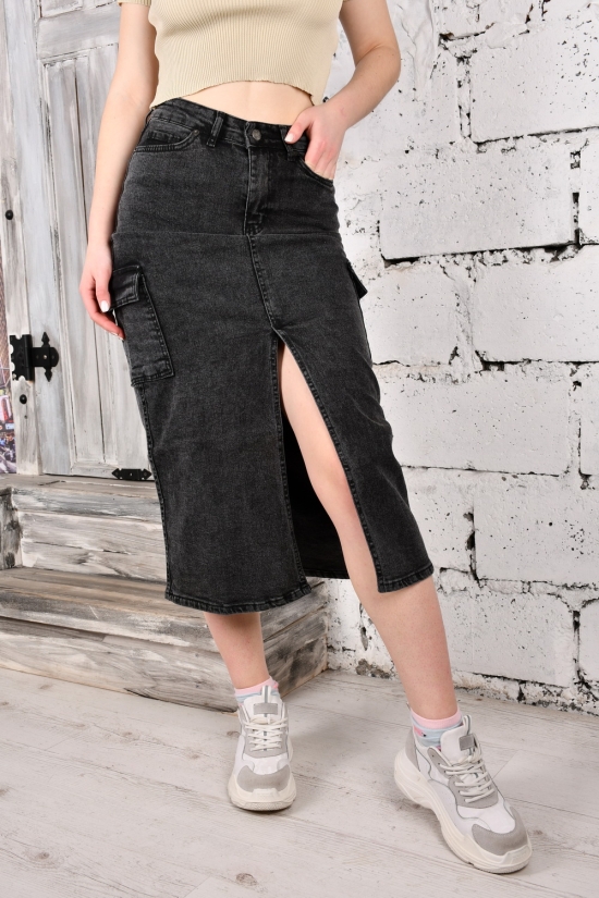 Спідниця жіноча джинсова стрейчева "WOWX MODA" Розміри в наявності : 42, 44 арт.0474