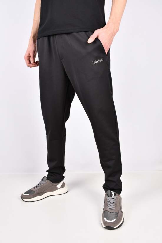 Чоловічі штани спортивні еластикові "TOMMY LIFE" тканина LACOSTE Розміри в наявності : 46, 50, 54 арт.T14ER-84992-01