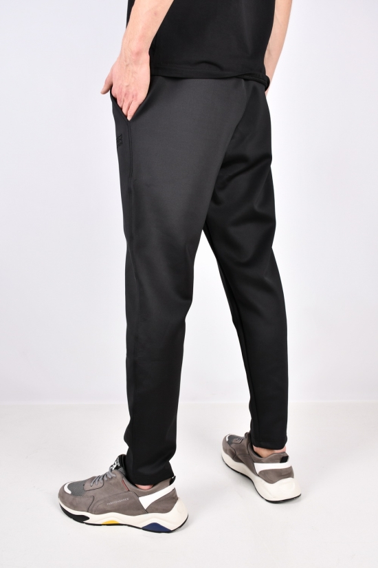 Штани чоловічі (кол. чорний) спортивні тканина дайвінг "AIR JONES" Розміри в наявності : 46, 48, 50, 52, 54 арт.A13ER-84949-01