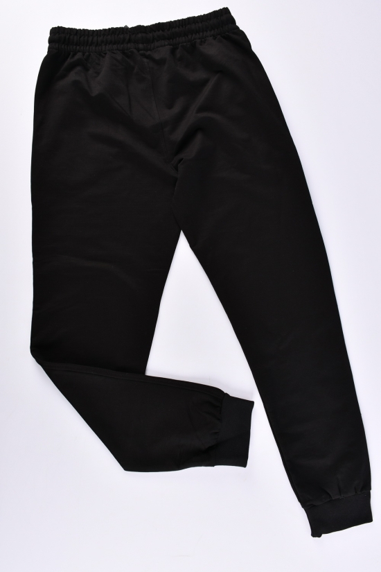 Штани для хлопчика (кол. чорний) трикотажні "DOFFBI" Зріст в наявності : 170, 176 арт.8443-4