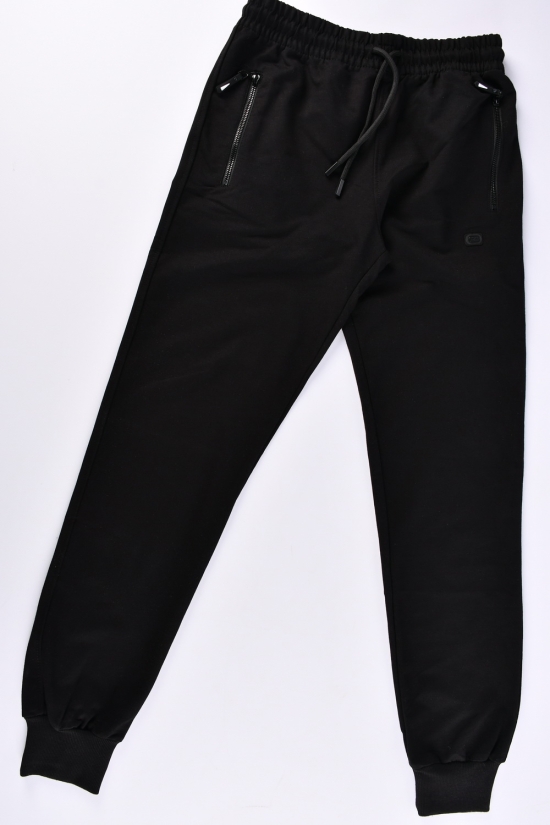 Штани для хлопчика (кол. чорний) трикотажні "DOFFBI" Зріст в наявності : 164, 170, 176 арт.8397-4