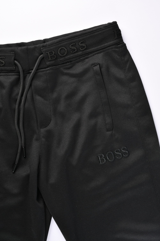 Брюки мужские (цв.черный) ткань Lacoste "BOSS" Размеры в наличии : 46, 48, 50, 52, 54 арт.312