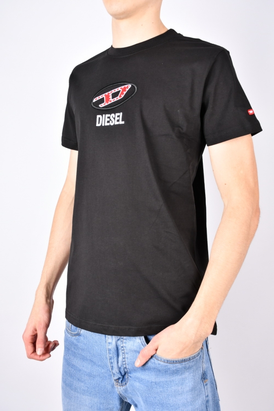 Футболка чоловіча (кол. чорний) трикотажна "Diesel" Розміри в наявності : 48, 52 арт.5046