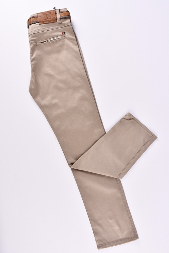 Штани для хлопчика (кол. капучино) стрейчові "RUDYS" з поясом Зріст в наявності : 152, 158, 170 арт.2459