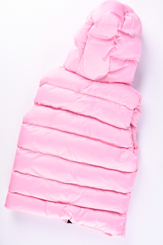 Жилетка дитяча (кол. рожевий) з плащової тканини  Зріст в наявності : 98, 122, 134, 146 арт.752618