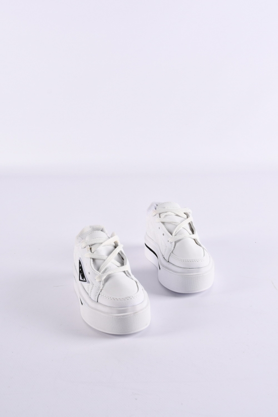 Кроссовки для девочки (цв.белый)  Размеры в наличии : 26, 27, 28, 29, 30, 31 арт.752899