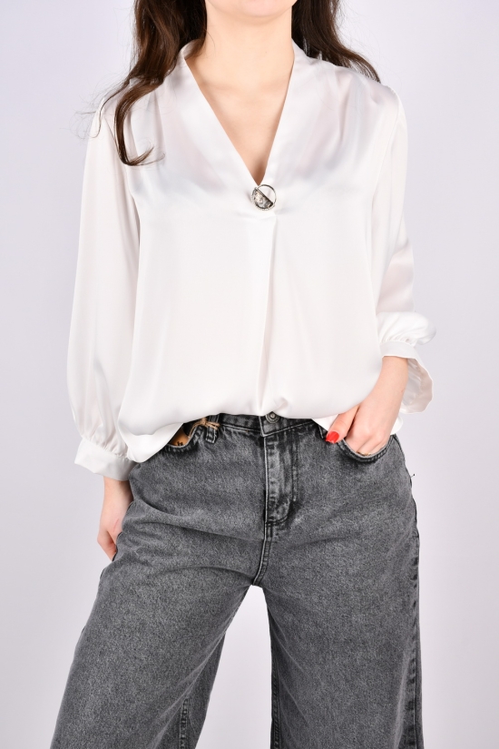 Блузка жіноча (кол. білий) "ESAY" Розміри в наявності : 44, 46, 48, 50 арт.9604/1A