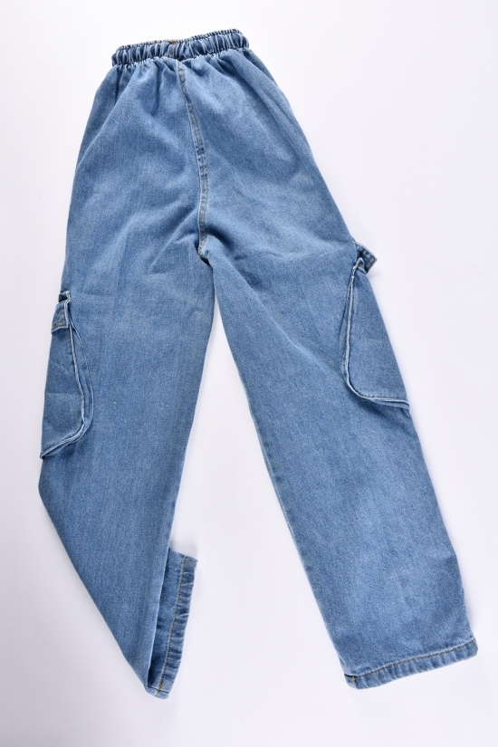 Штани для дівчинки (кол. синій) модель карго "CEMIX" Зріст в наявності : 140, 158, 164, 170 арт.2131-3