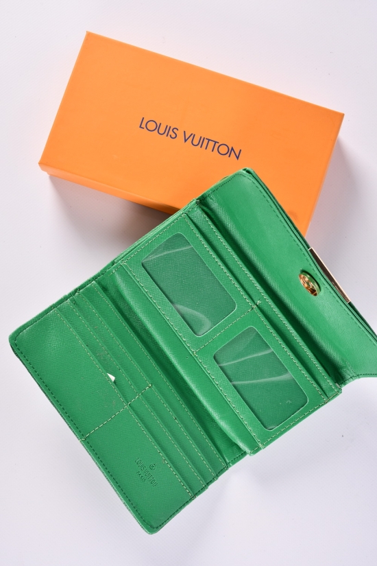 Гаманець жіночий (кол. зелений) розмір 19,5/12,5см "Louis Vuitton" арт.2012
