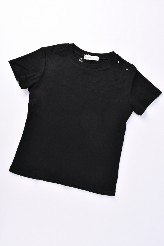 Жіноча футболка рубчик розміри 42-44 "MIKA" арт.5688
