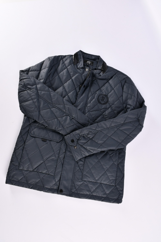 Куртка мужская из плащевки (цв.т.синий) демисезонная"ATE" Размеры в наличии : 46, 48, 50, 54 арт.A-805