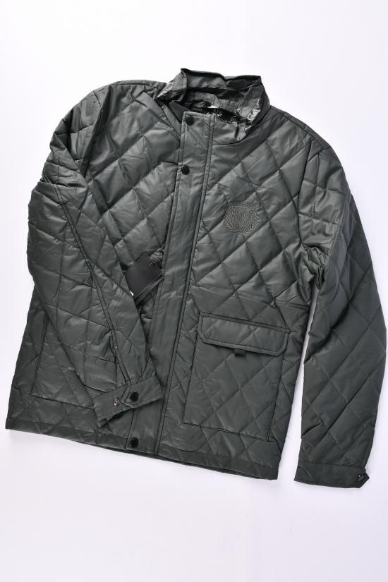 Куртка мужская из плащевки (цв.хаки) демисезонная"ATE" Размеры в наличии : 46, 48, 50, 52, 54 арт.A-805