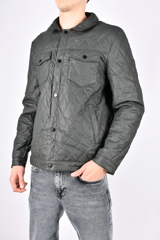 Куртка мужская из экокожи демисезонная"ATE" Размеры в наличии : 46, 48, 50, 52, 54 арт.A-809