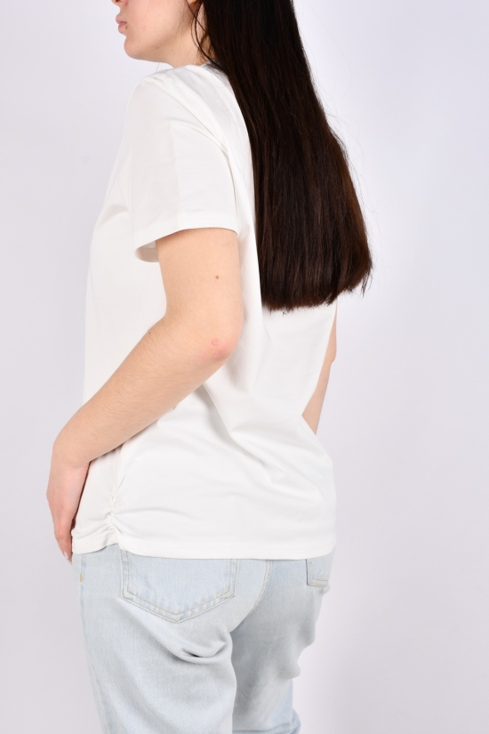 Блузка жіноча (кол. білий) "GERTIE" стрейчева Розміри в наявності : 42, 44, 46, 48, 50 арт.6306
