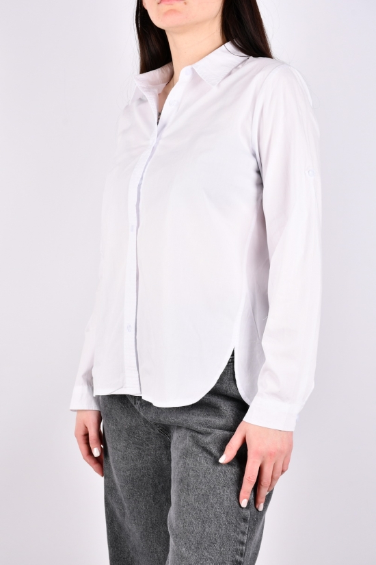 Рубашка женская (цв.белый) "BASE" Размеры в наличии : 42, 48 арт.A3013