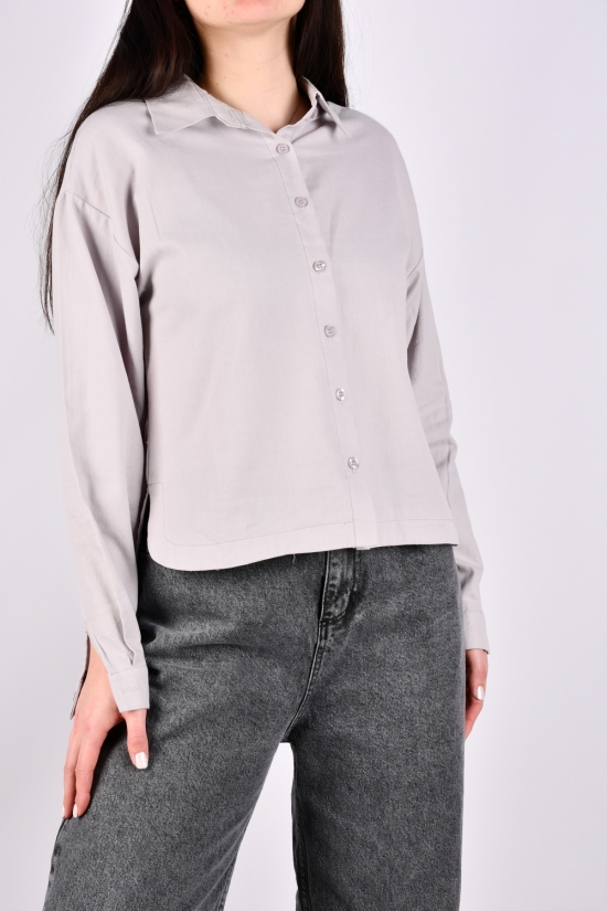 Рубашка женская (цв.св.серый) "BASE" Размеры в наличии : 42, 48, 50 арт.A9005