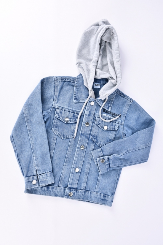 Джинсовий піджак для хлопчика (кол. синій) Зріст в наявності : 128, 134, 140, 146 арт.ZH0315