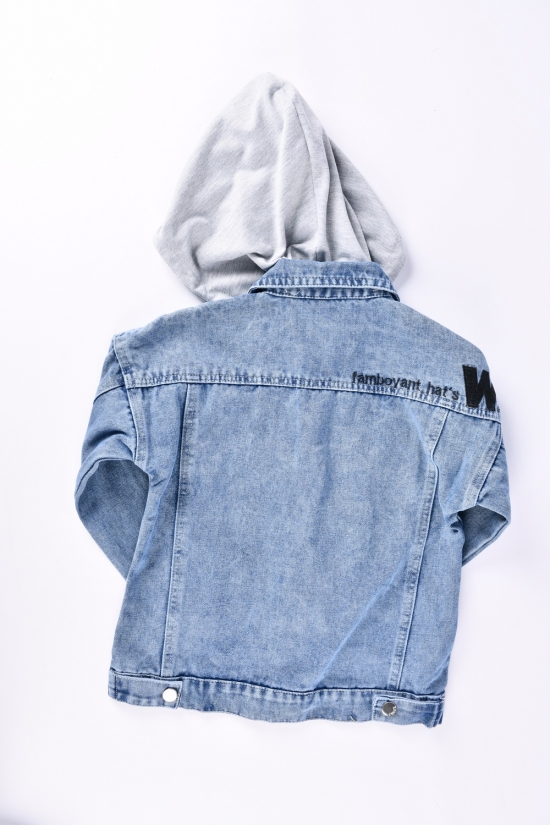Джинсовый пиджак для девочки (цв.синий) Рост в наличии : 122, 128, 134, 140, 146, 160, 170 арт.ZH0320