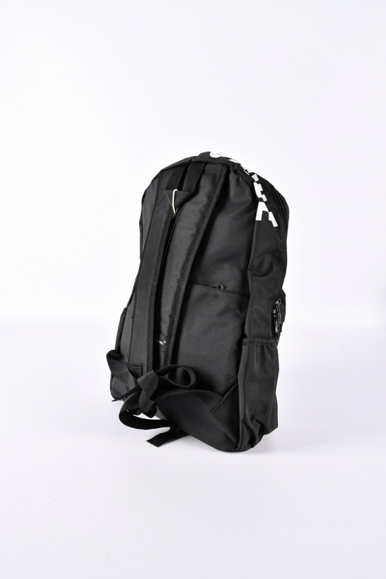 Рюкзак з плащової тканини (кол. чорний/білий) розмір 30/40/16см арт.GB872-1