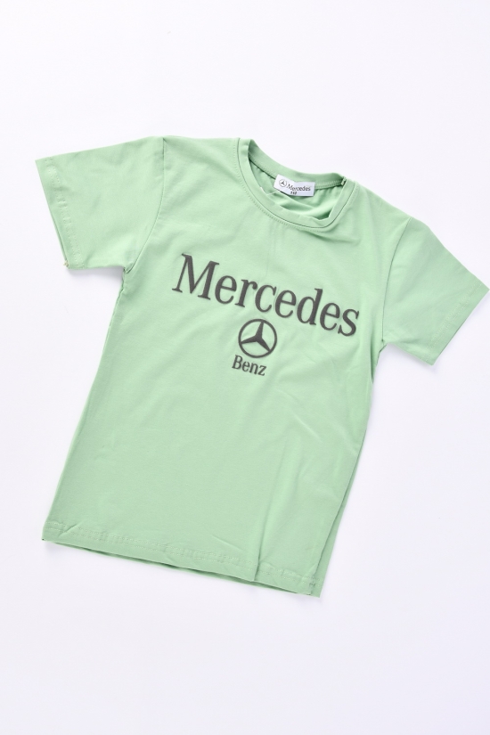 Футболка для хлопчика (кол. м'яти) трикотажна "Mercedes" Об'єм в наявності : 110 арт.MERCEDES