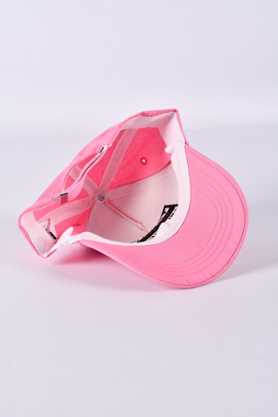 Бейсболка для девочки (цв.розовый) котоновая  арт.9541