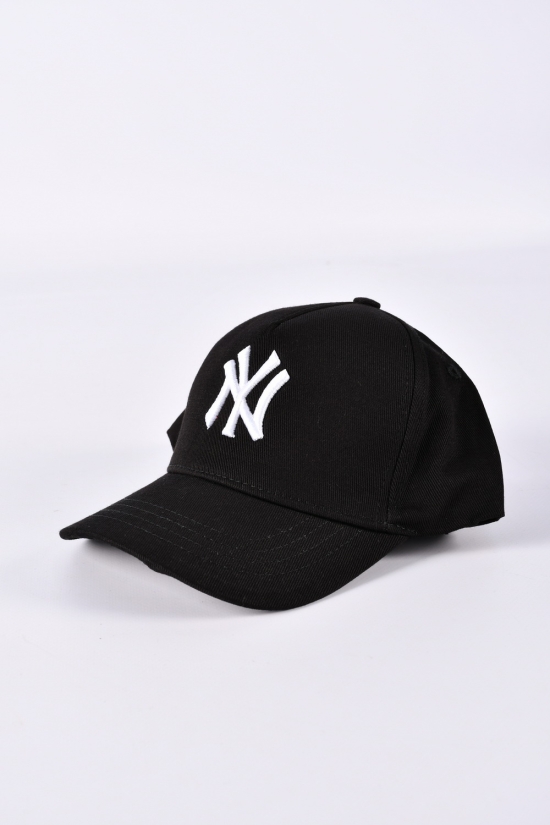 Бейсболка для мальчика (цв.чёрный) котоновая "NEW YORK" арт.9544