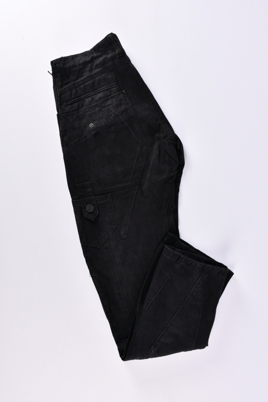 Штани чоловічі котонові (кол. чорний) "FANGSIDA" Розмір в наявності : 31 арт.L-1705-Q3