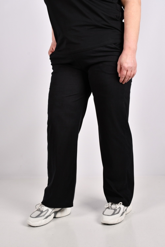 Штани жіночі (кол. чорний) стрейчові "Black Cyclone" Розміри в наявності : 48, 50 арт.WN504