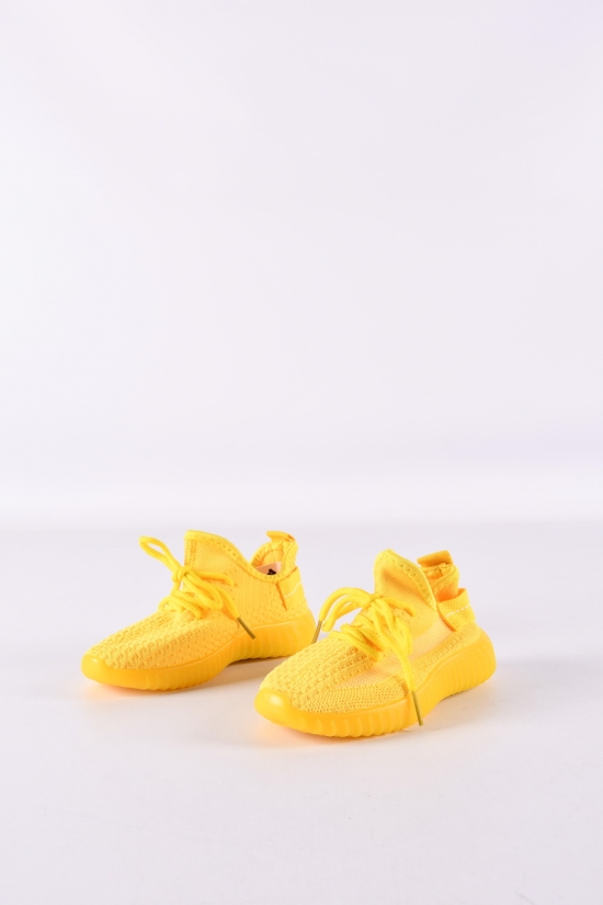 Кросівки дитячі (кол. жовтий) "Bashili" модель YEEZY (силіконова підошва) Розміри в наявності : 26, 27, 28, 29, 30 арт.588-11-3