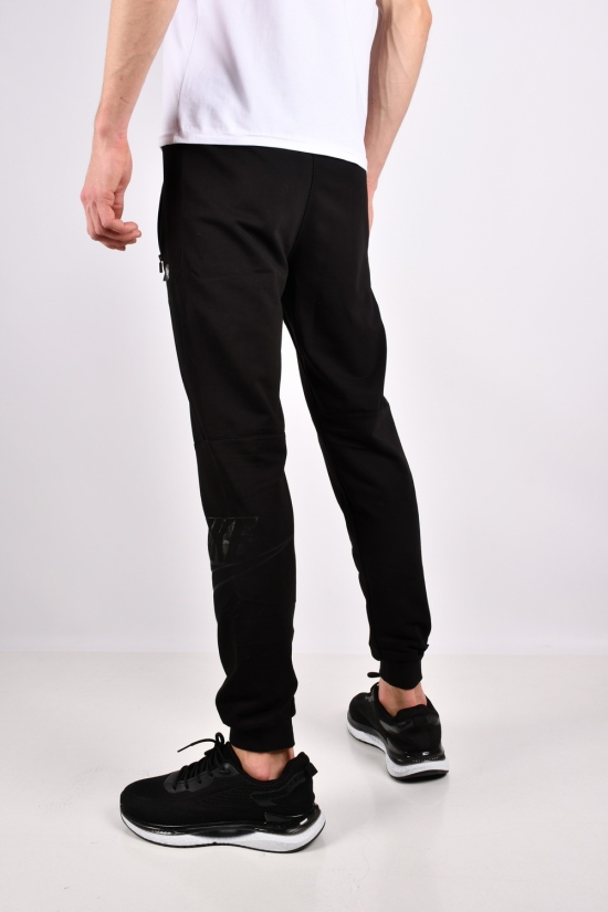Чоловічі штани (кол. чорний) трикотажні Розміри в наявності : 46, 48, 52 арт.006