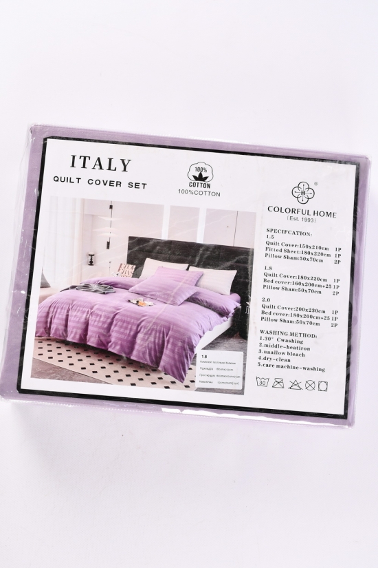 Комплект постельного белья (цв. фиолетовый) размер 180/220см(наволочки размер 70/70см.2шт) арт.UT-44-18