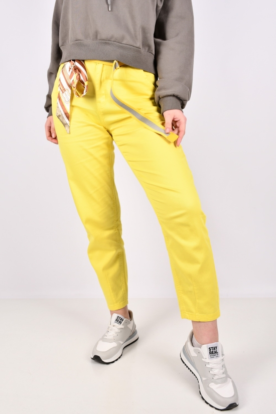 Штани жіночі стрейчові "Vanver" модель МОМ з поясом Розміри в наявності : 25, 26, 27 арт.661-5