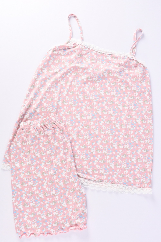 Піжама жіноча (кол. рожевий) трикотажна Розміри в наявності : 46, 48, 50 арт.F1101