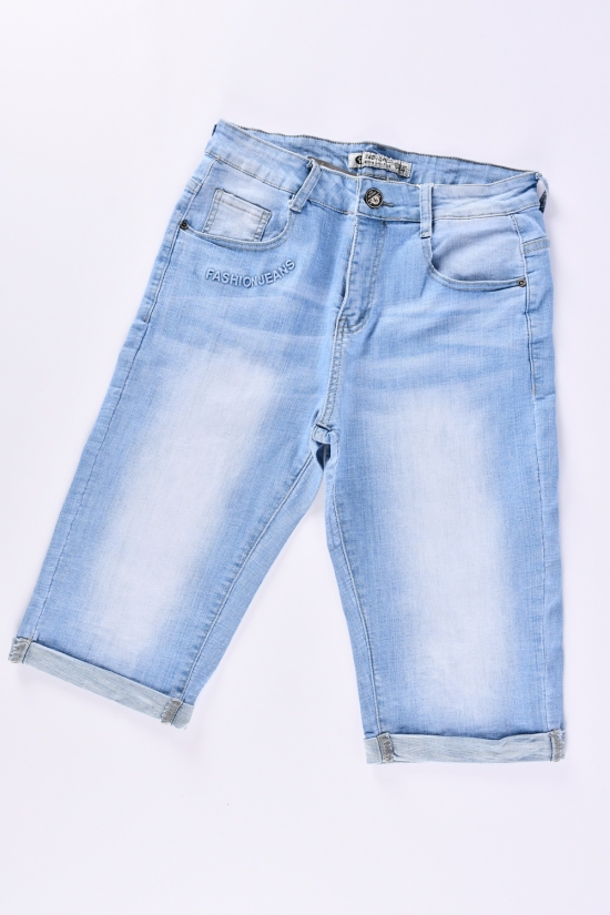Бриджы джинсовые с стрейчем женские Размеры в наличии : 30, 32, 33, 36 арт.MF-2360