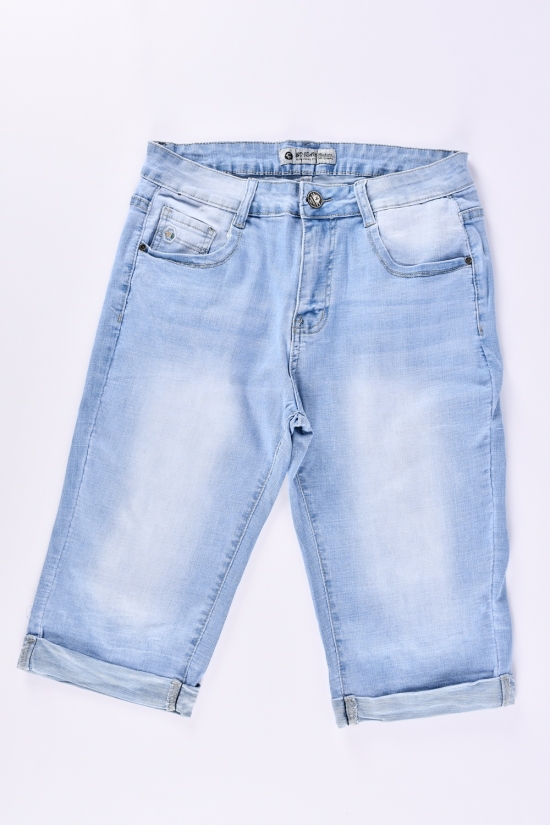 Бриджы джинсовые с стрейчем женские Размеры в наличии : 34, 36, 38, 40, 42 арт.MF-2357
